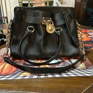 Michael Kors black shoulder purse